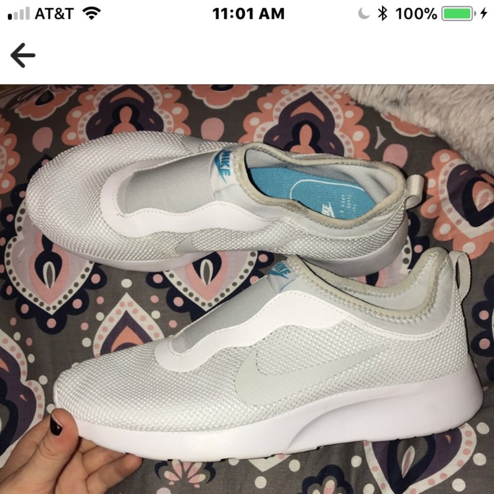 Blue Accent Nike Slip on